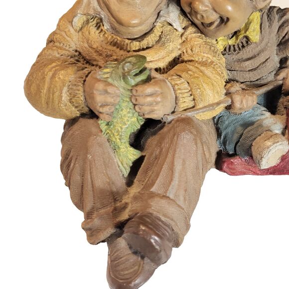 Cairn Studio Lee Sievers "PALS" Figurine 8040 1993 Grandpa Grandson Fishing USA - Picture 5 of 12